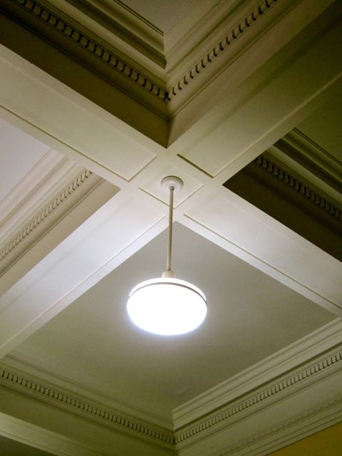 For a similar ceiling, please see Annette Street Library