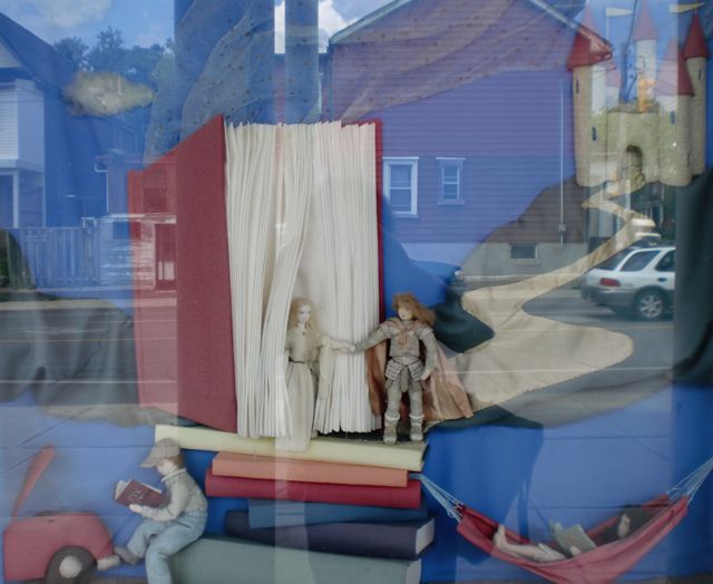 April Quan's Textile Art (Window Display)