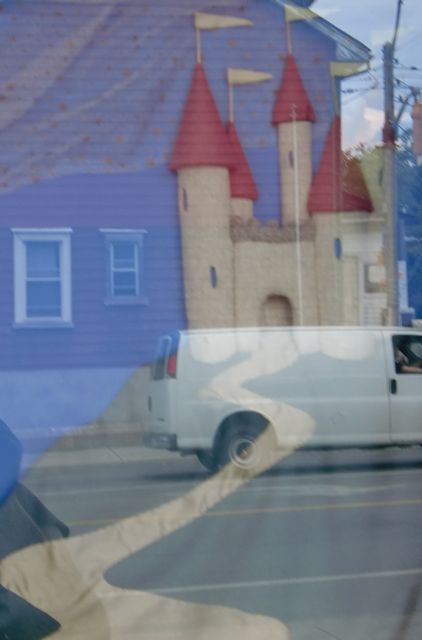 Castle with Street Reflection