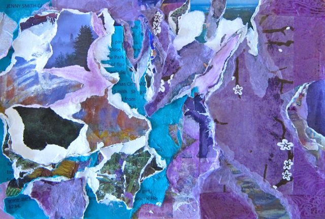 Jenny's Purple Tuftscape, Catherine Raine 2014